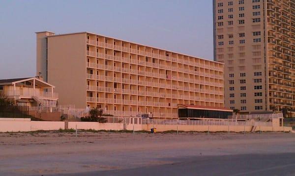 Rear, as seen from the beach.