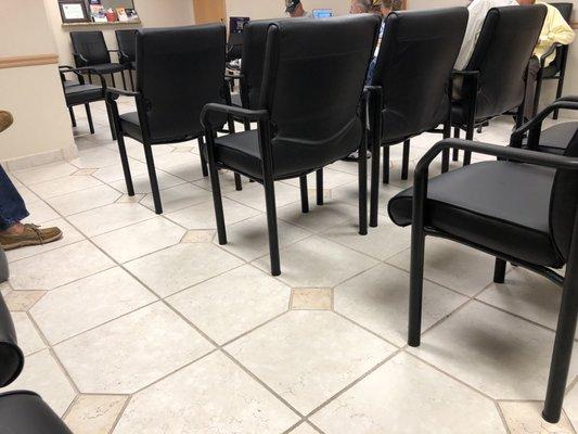 Waiting room chairs