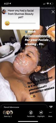 Facial at Stunnas Beauty