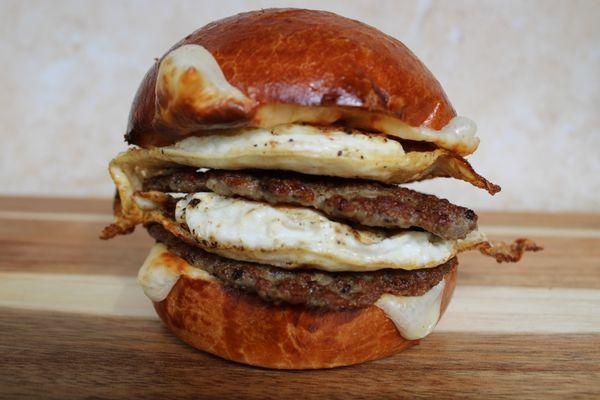 Double Sausage, Egg & Cheese