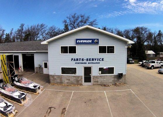 Burt Lake Marina Parts & Service Entrance, Bunker Road