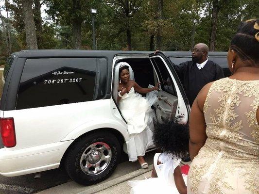 Wedding limousine service