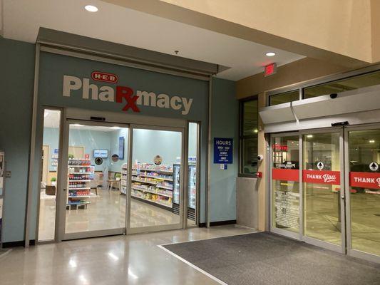 Pharmacy is on the ground level