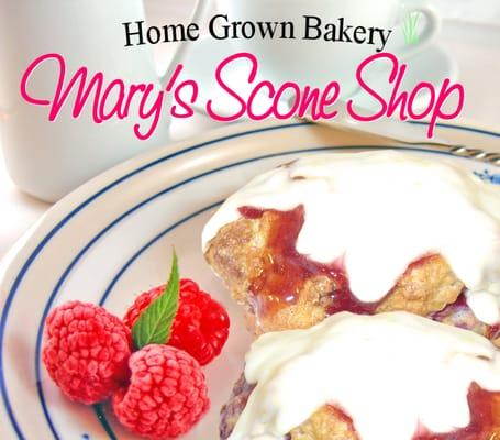 Stuffed Raspberry Scones