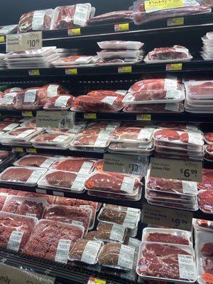 Freshly packed meats