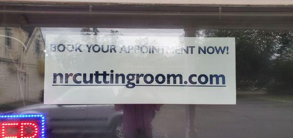 New url for booking appointments.