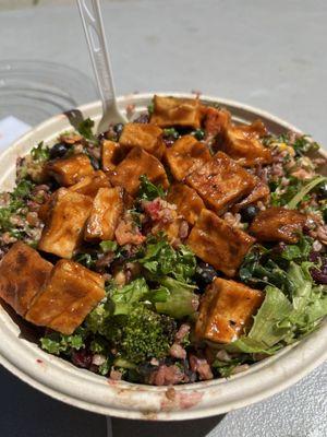 Create Your Own Bowl with bbq tofu