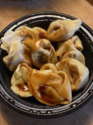 15. Wonton in Szechuan Sauce. It was ok, definitely needs more sauce