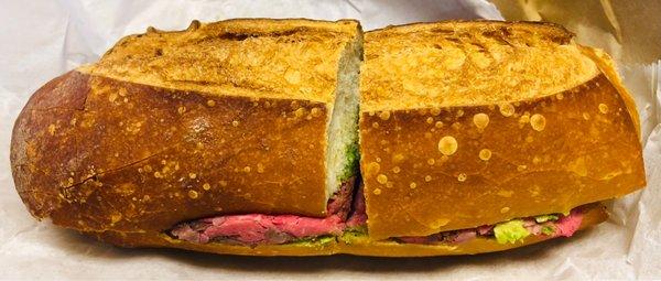 Roast Beef Sandwich (with avocado)