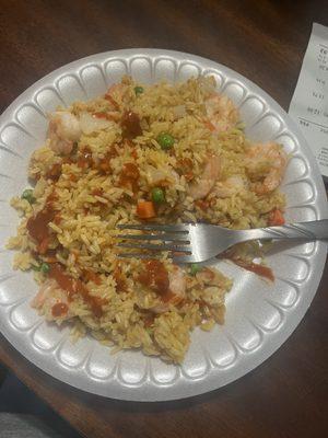 Shrimp fried rice