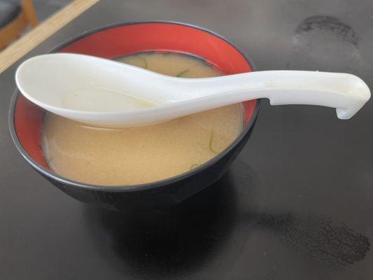 Miso soup.