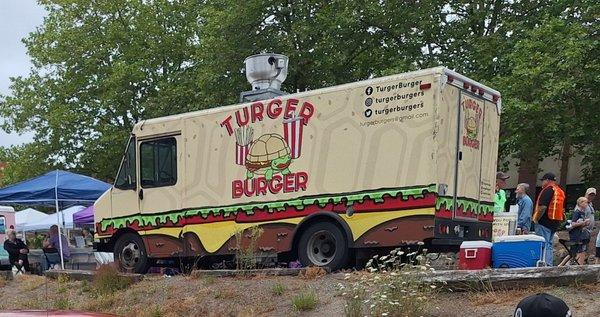 Food truck at Mopar Magic car show