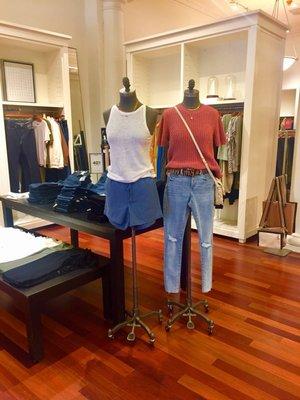 Women's department @ Banana Republic