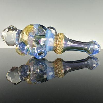 Oats Glass x Gabe Mack x Fractal Faceting handpipe (Eugene, OR)