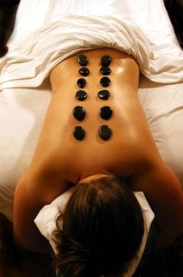 Hot Stone and Aromatherapy in our "Fusion Massage"