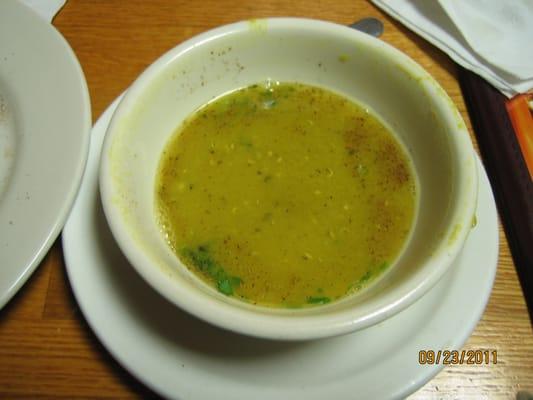 Lentil Soup (side)