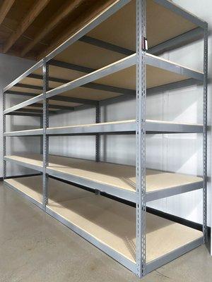 Certified Handling Warehouse Retail Space - RiveTier Shelving (Ideal for: Garage Storage, Food Storage, Parts Storage)