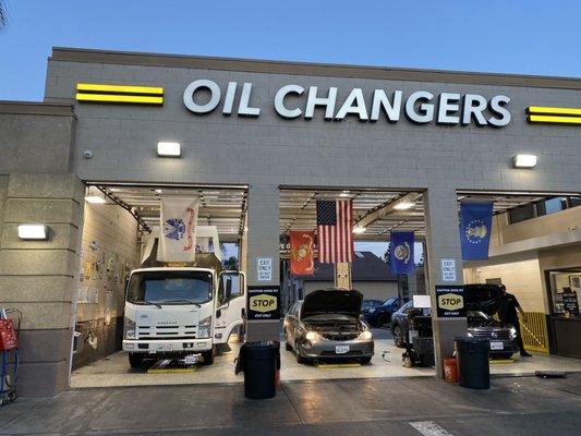 Getting my work truck done up by the best oil change place in town