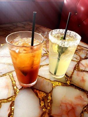 Bloody Mary and Margarita