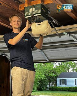 #1 Garage Door Technician fixing Garage Door Opener