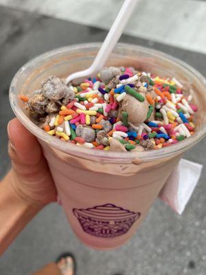 S'mores crunch + rainbow sprinkles. Every. Time.