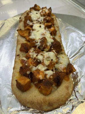 Buffalo Chicken flatbread pizza for everyone who loves buffalo chicken.