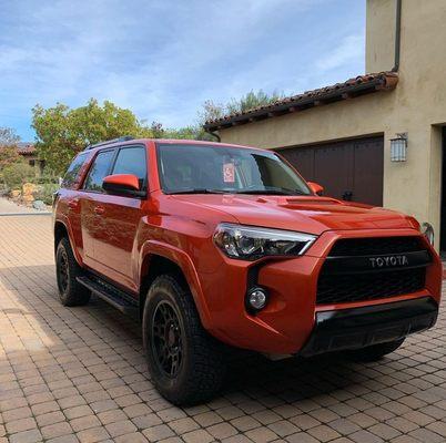 Brother in law's 4runner wash and full interior detail and wax.