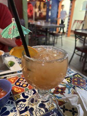 Guava margarita - very good ! Liked better than the lime!