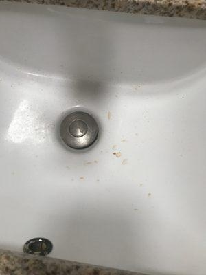 Filthy sink.