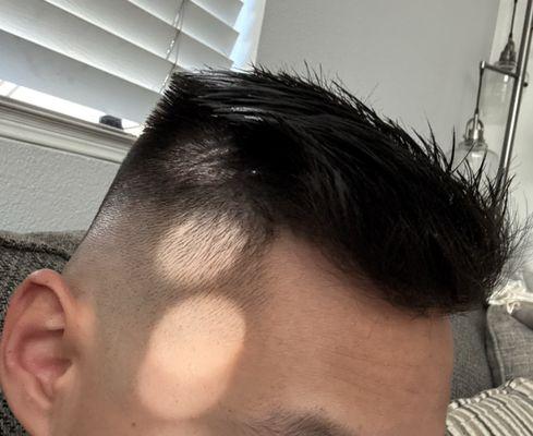 High skin fade