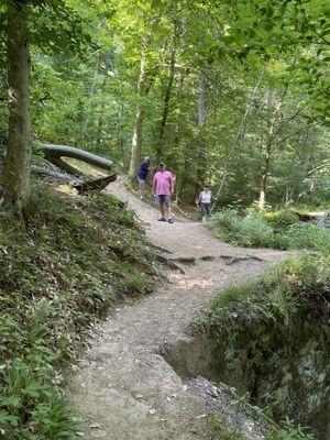 This isn't even the steep part of the trail!