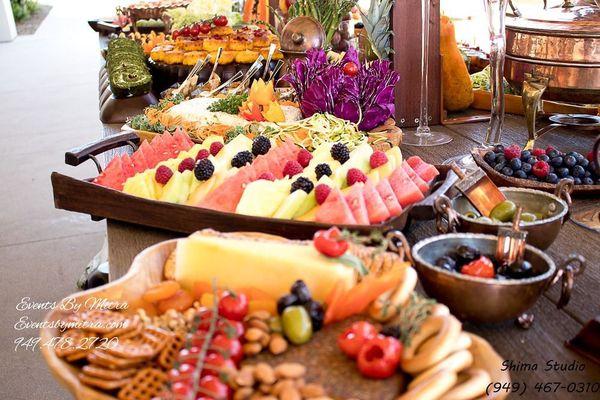 Fruit and Cheese station