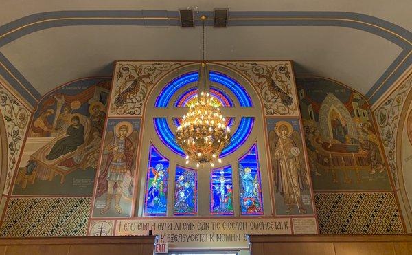 Beautiful wall art, St John Greek Orthodox Church, Swann & Armenia, SoHo, South Tampa