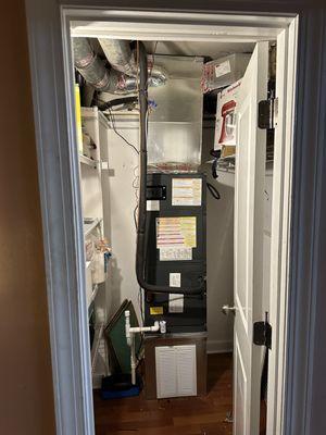 Interior hvac install