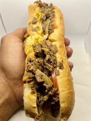 Cheese Whiz Steak Sub