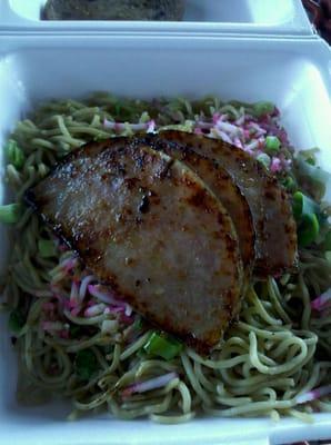 Leewards original noodles with side luncheon meat