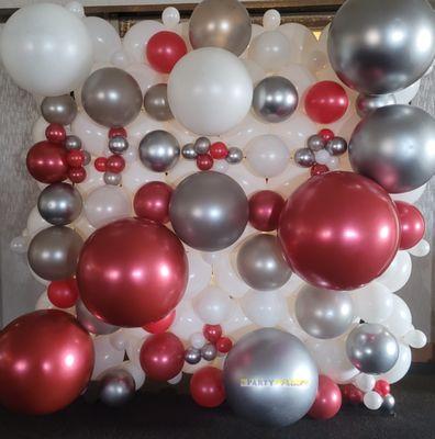 Organic Balloon Wall. Balloon Backdrop.