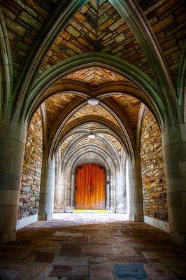 Entrance to historic Susie Gray Dining Hall