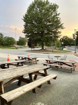 Outdoor tables