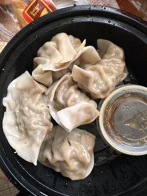 Steamed dumplings yum!