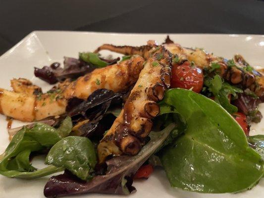 Grilled octopus salad