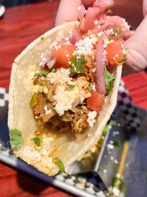 Hatch Chile Pork Tacos