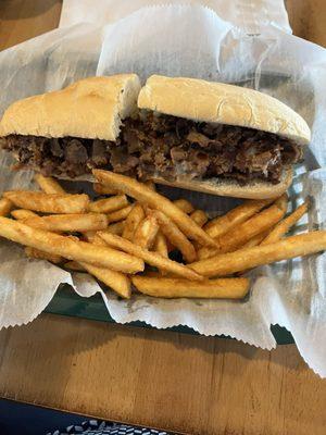 Philly classic and fries!