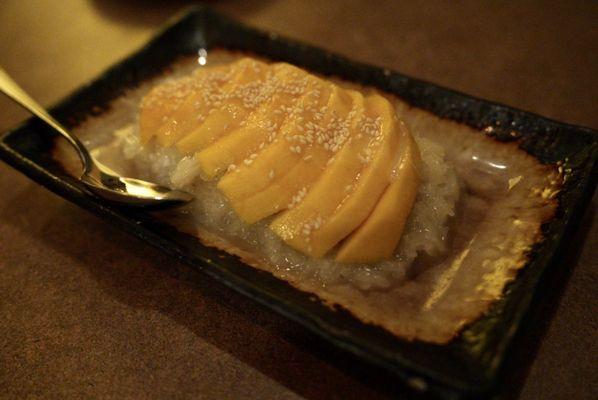 Mango sticky rice