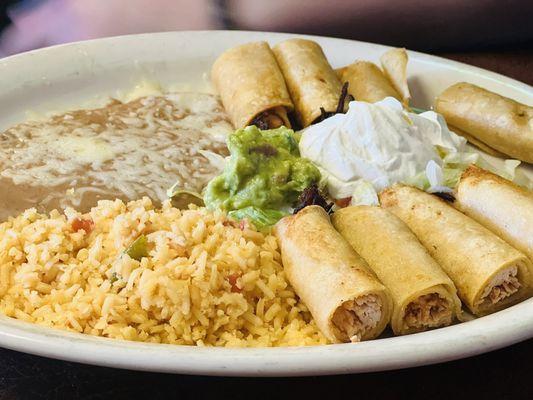 Chicken Taquitos plate