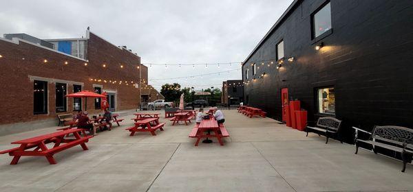 Outside patio area