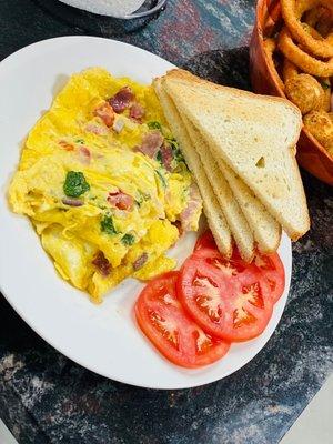 Ham Ham and Cheese Omelette