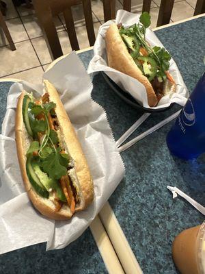 So delicious! Can't believe these massive bahn mi are only $5 a piece!