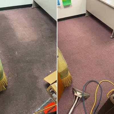 Office carpet cleaning