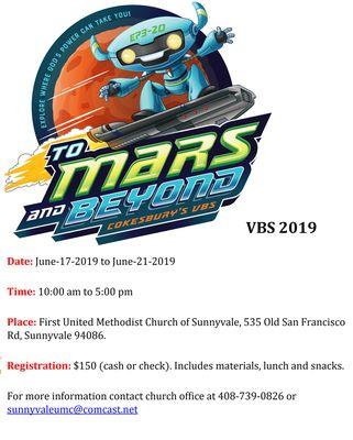 Vacation bible school 2019